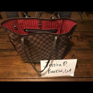 Louis Vuitton Neverfull MM in Damier Ebonee